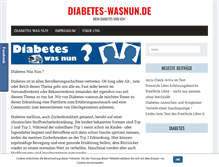 Tablet Screenshot of diabetes-wasnun.de